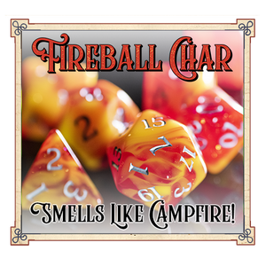 Fireball Char Scented Dice
